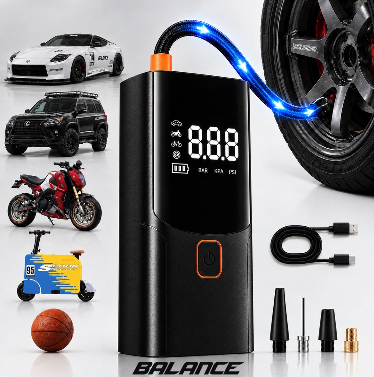 BALANCE Portable Tire Inflator