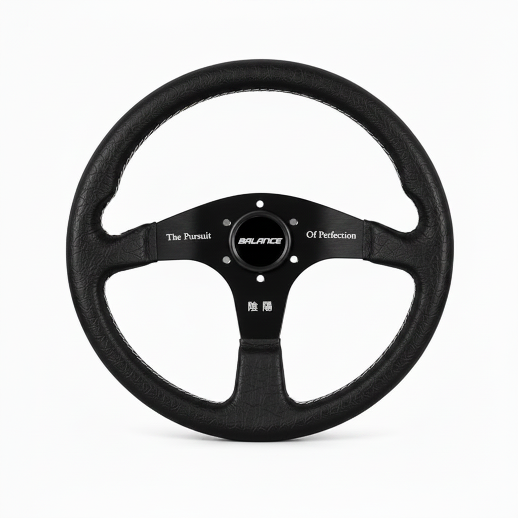 BALANCE Series I 350mm Steering Wheel Black with leather