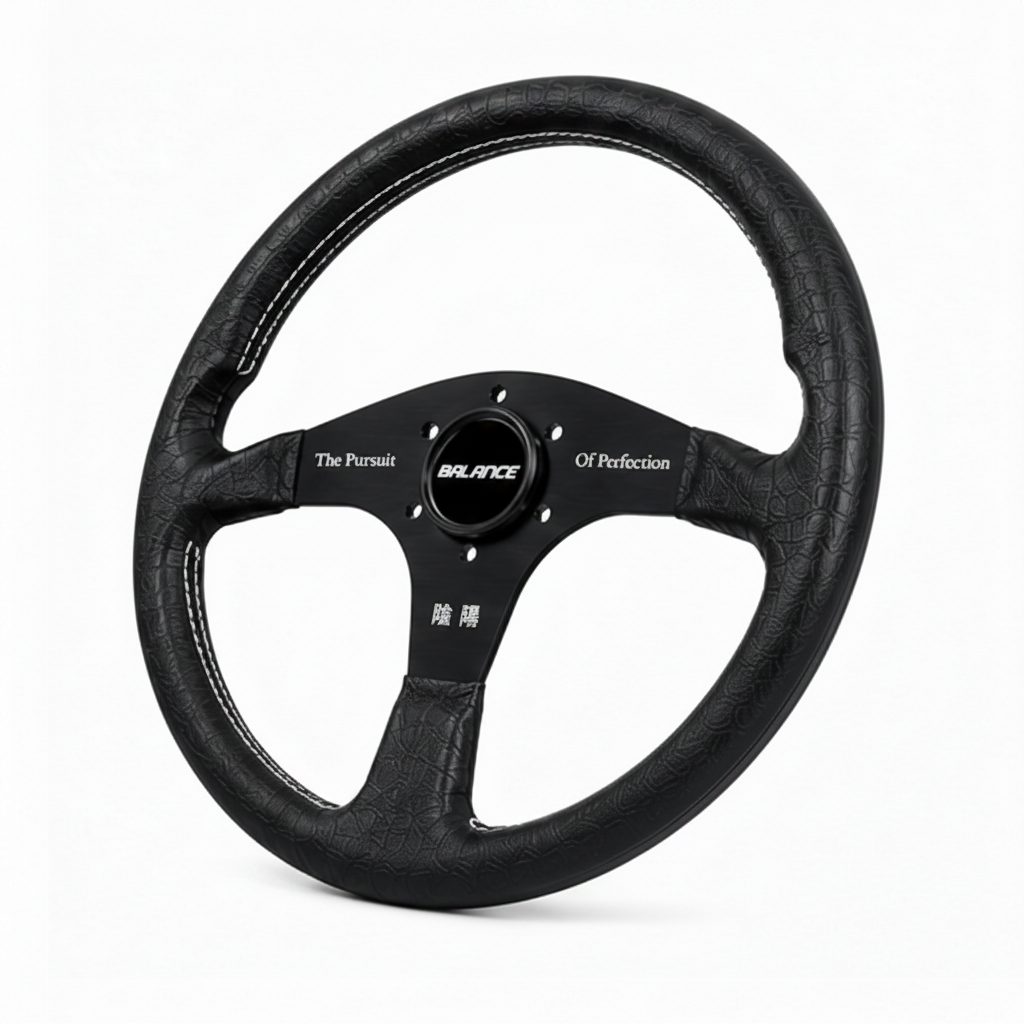 BALANCE Series I 350mm Steering Wheel Black with leather