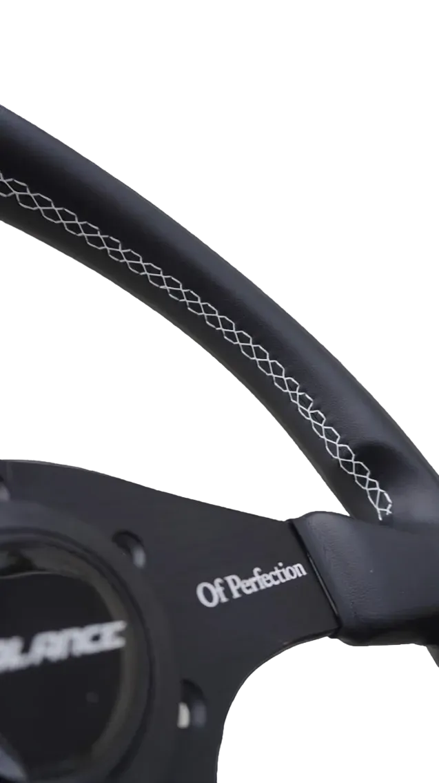 BALANCE Series I 350mm Steering Wheel Black with leather