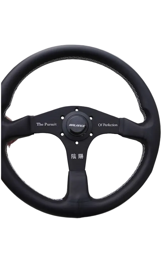 BALANCE Series I 350mm Steering Wheel Black with leather
