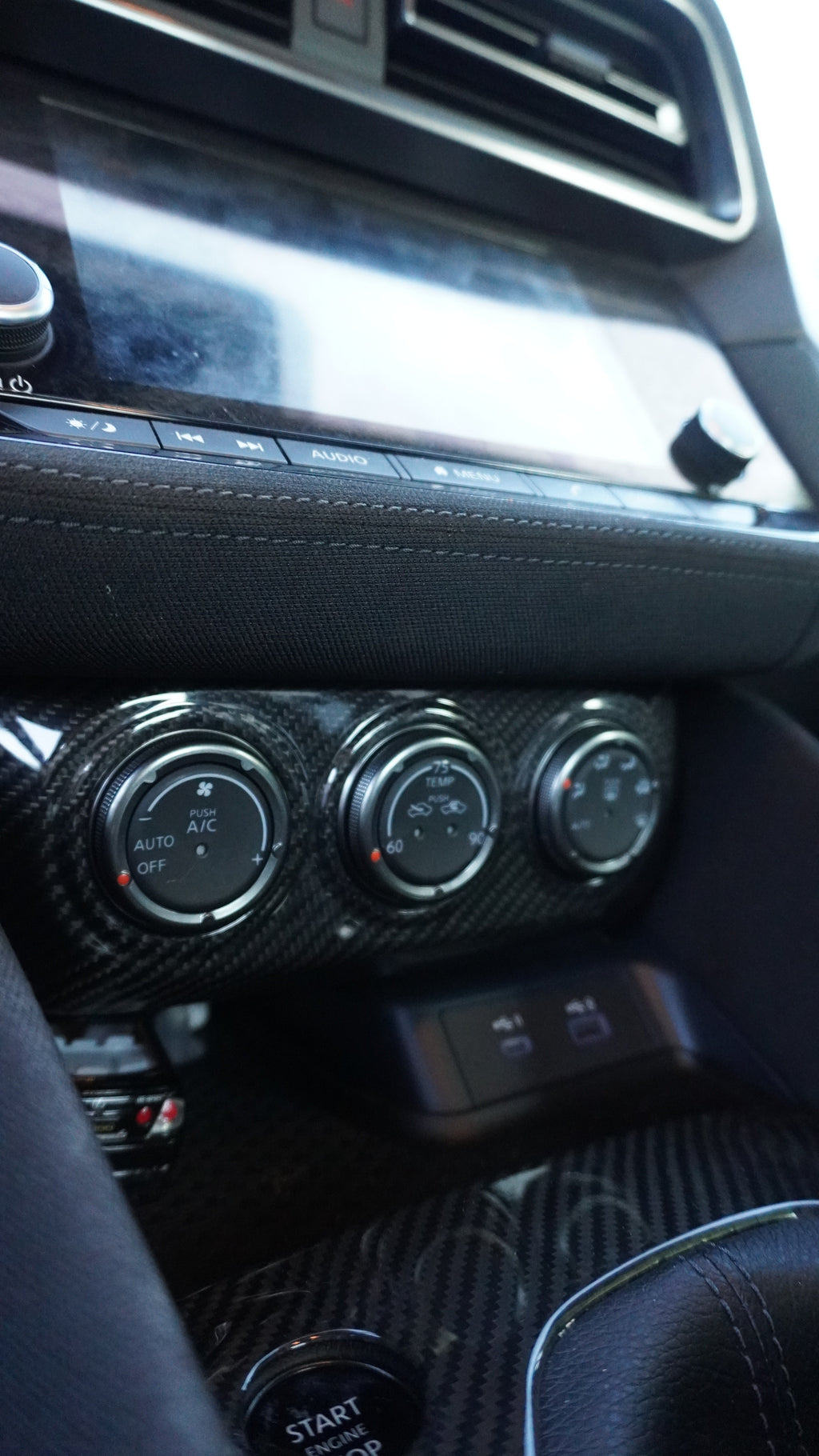 2023+ Nissan Z Carbon Center Control Air Conditioning Switch - Balance