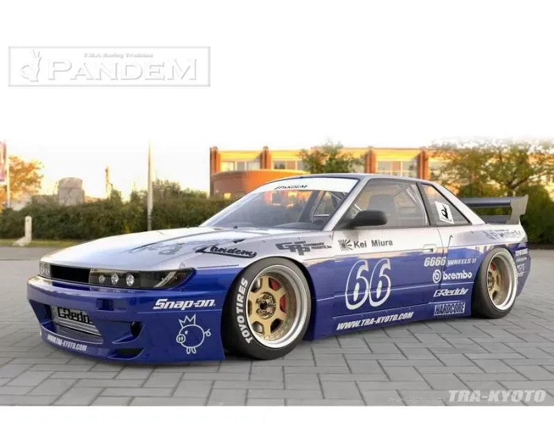 GReddy Pandem Full Kit Without GT Wing for Nissan 240SX Coupe 1989-1994 with Silvia Headlights