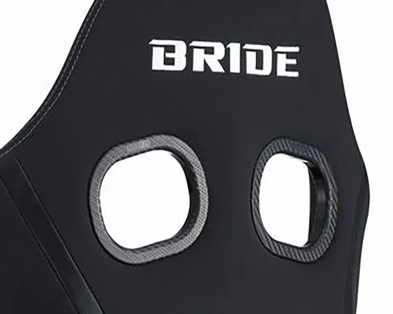 Bride Seats Silver FRP Shell Low Cushion Black &amp; Black Stradia II Reims Reclining Seat