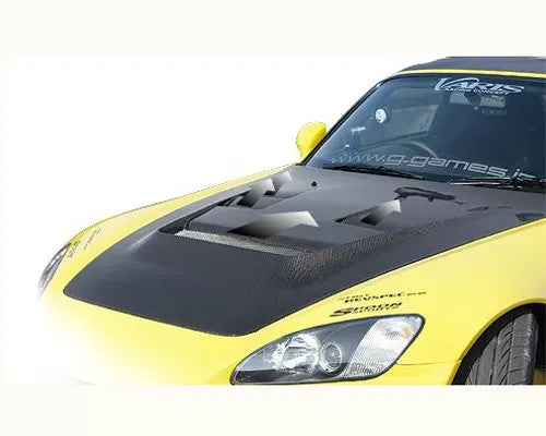 Varis FRP Aero Bonnet for Honda S2000 AP1 2000-2009, Lightweight Fiber Reinforced Plastic