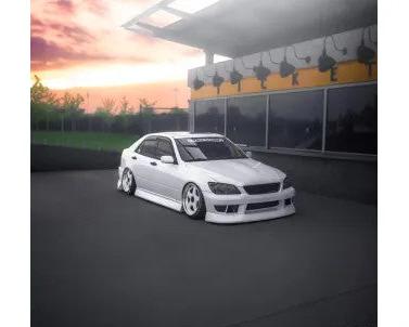 KBD Bodykits Bsport Style 4 Piece Polyurethane Full Body Kit Lexus IS300 2000-2005
